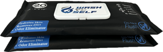 Bulk 2-Pack – 40 Face & Body Wipes