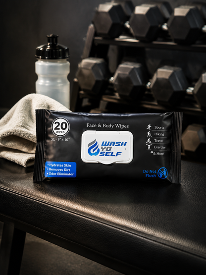Bulk Pack – 20 Face & Body Wipes