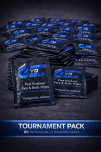 Load image into Gallery viewer, 80 pack Packaged wipes with branding on a dark background
